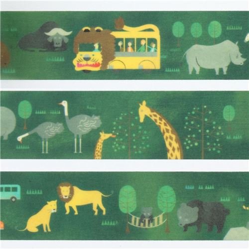 Preisvergleich Produktbild mt Washi Tapes Japanisches Klebeband mit Tieren