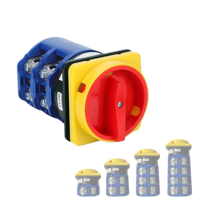 1PC LW26GS-125A Candado APAGADO-ENCENDIDO Dos Posiciones 1P 4 Terminales Selector de Cambio Interruptor Leva Rotativo Controls Switches