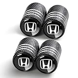 Tire Valve Stem Cap Cover for Honda Belt O-Ring Seal Corrosion Resistant,Tire Valve Stem Air Cap 4 Pack Black…