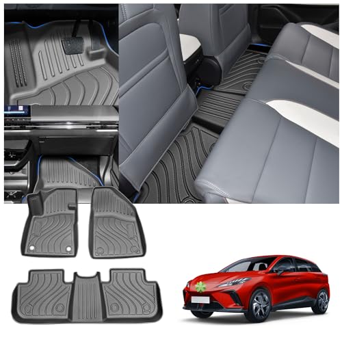 Tapis de sol MG 4 EV en TPE 3D Ruiya tapis de protection pour MG4 Electric 2022-2025