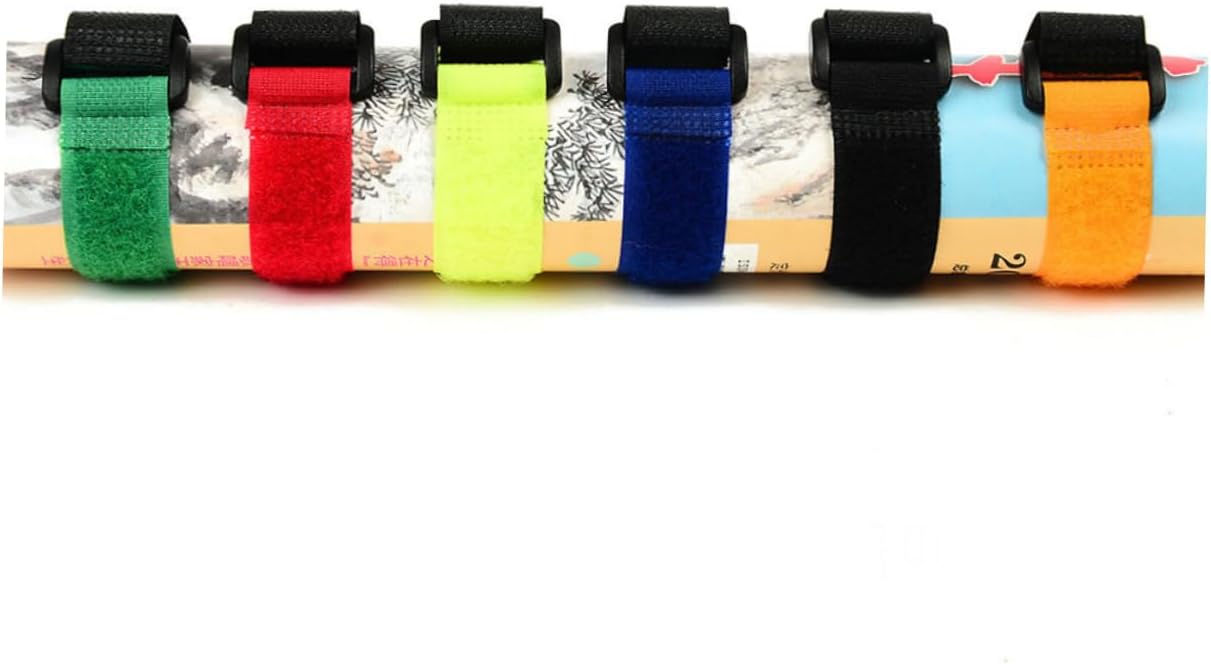 6pcs Hook and Loop Cable Straps Reusable Fastening Straps for Cables Cord Organizers Wire Ties for Electronics image 4