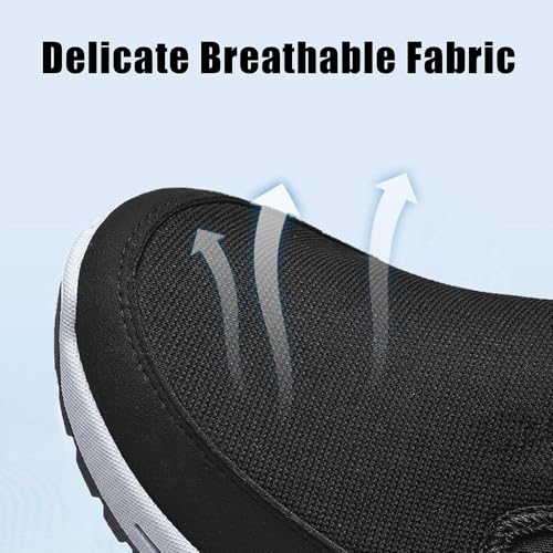 Orthowalkway Mens Shoes, Men's Arch Support Slip-on Canvas Loafers, Outdoor Casual Non Slip Orthopedic Sneakers3
