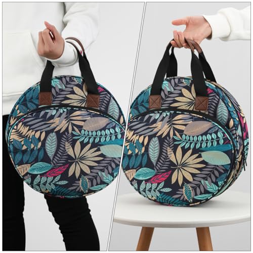 Bolsa de herramientas para bordado con compartimento elástico frontal 6