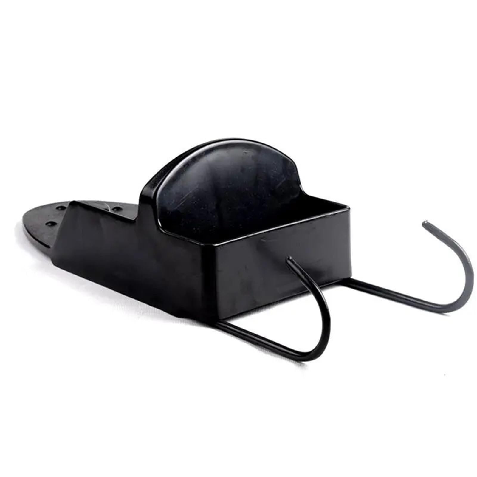Supporto for ASSE da Stiro Montato a Parete for Porta Hotel Ferro Elettrico for Uso Domestico Appendiabiti for asciugacapelli per Lavanderia | Black