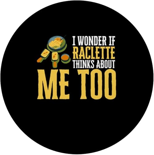 Miniatura 3 de Swiss Cheese Fondue Raclette PopSockets Standard PopGrip