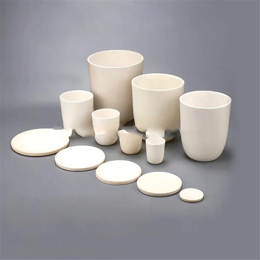 1 creuset haute température avec couvercle for laboratoire 5/10/20/25/30/50/100/150/200 ml/300 ml, 99%(200ml)