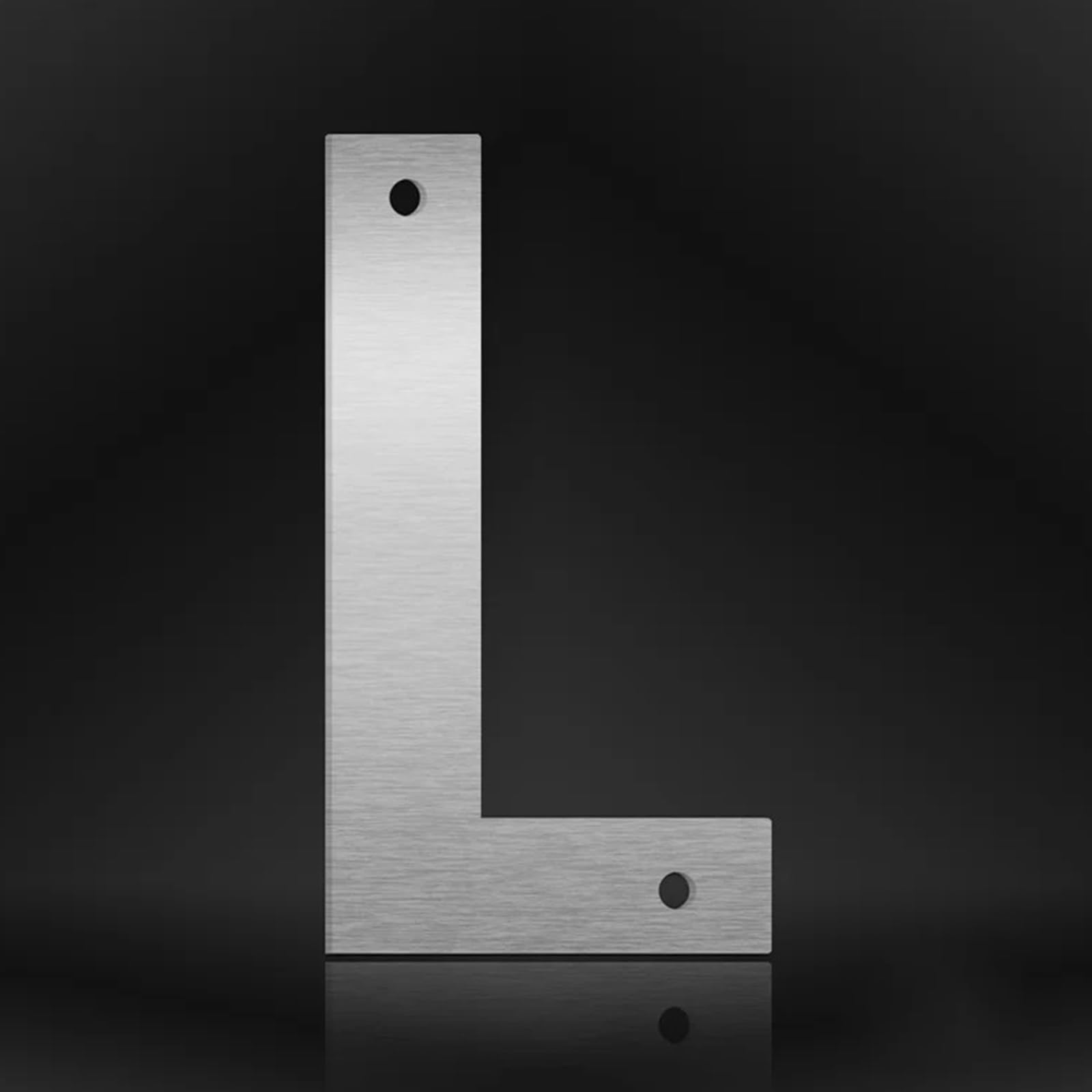 3/4/5/6/7/8 Inch House Numbers Modern Metal Stainless Steel Door Number Silver Mailbox Address Letters Sign with Screws, for Outside Home Apartment Wall Decor Yard Street Cafe Garden Office(L,5In)