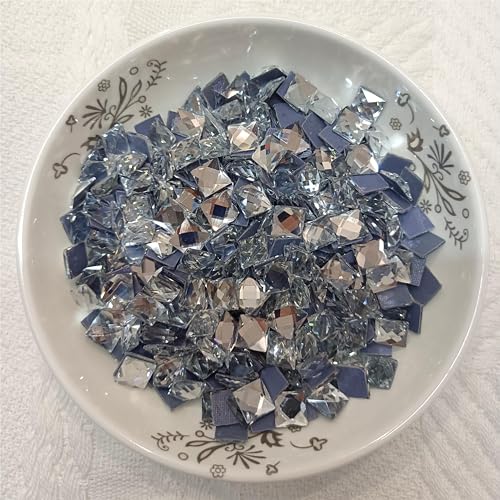 Finstone Rhinestones hotfix,Iron on Rhinestones (Crystal, Square 8 x 8 mm,500 pcs/pkg)