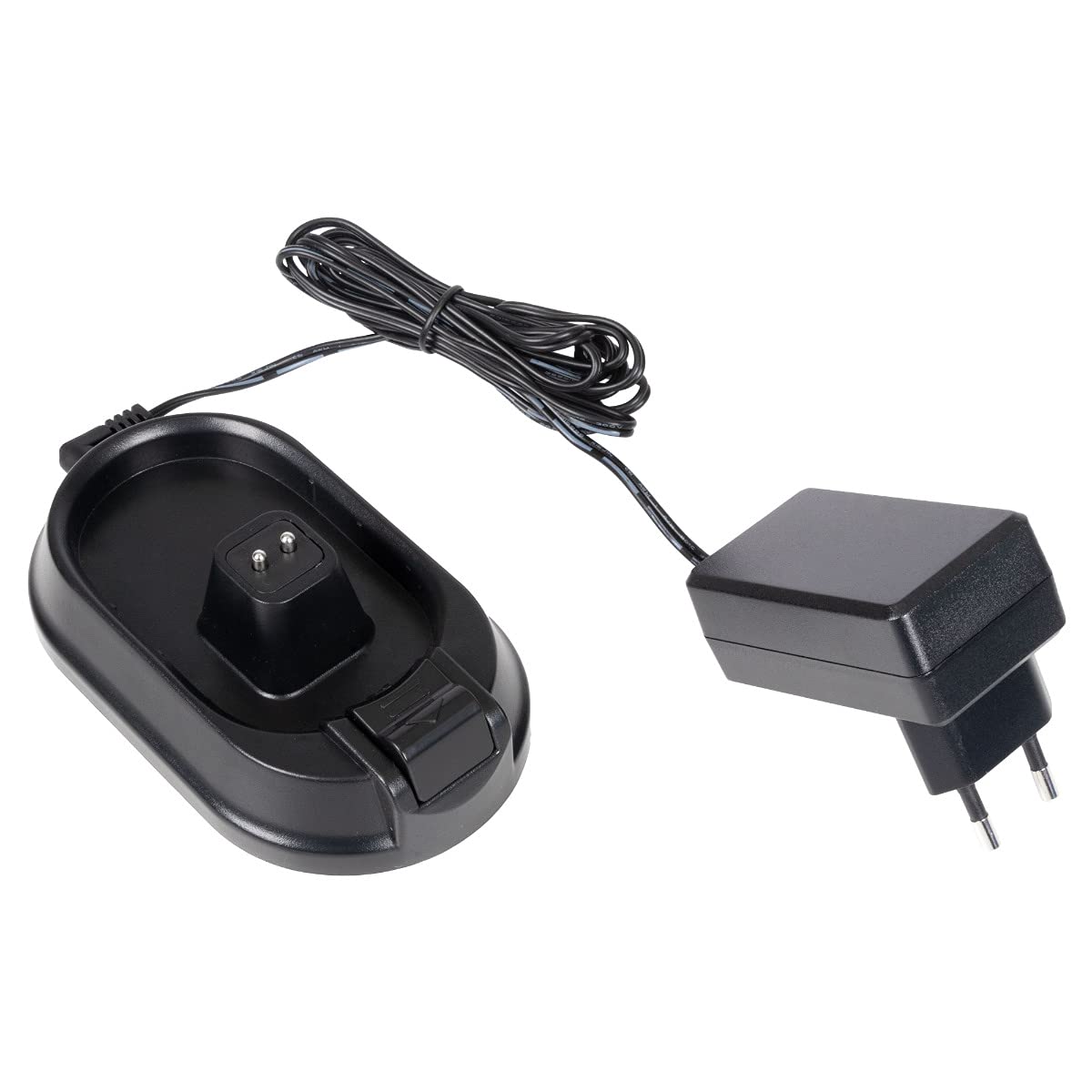 ProfiCare PC-BS 3085 A Akku Bodenstaubsauger, Eco-Cyclon-Twin-Spin Akku-Sauger mit 25,9 V Lithium-Ionen-Akku (2200 mAh), Inkl. flexiblem und dehnbarem Saugschlauch, anthrazit-blau