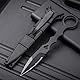 kaiyaya EDC Messer mit Scheide, 17CM 440C Neck Knife Scharfe Jagdmesser, Messer Feststehende Klinge, Taktisches Messer Outdoor Messer Kampfmesser Combat Knife für Outdoor Camping Angeln Wandern