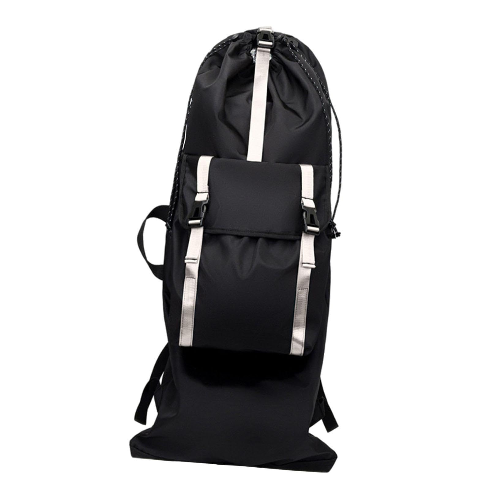 Sac à Dos pour Skateboard, Sacoche pour Longboard, Sac de Transport, Imperméable, Réfléchissant, Multifonctionnel pour Les, Les Activités de P, Beige