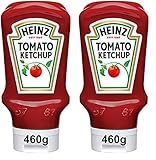 Heinz salsa Ketchup envase 460g Sin Gluten (Paquete de 2)