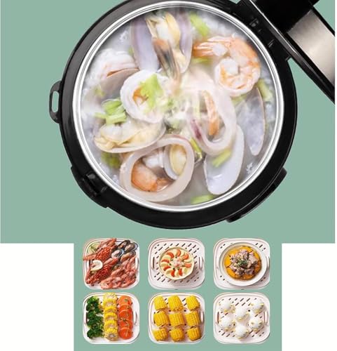 Cuociriso a basso contenuto di zucchero con rivestimento in acciaio inox, separa riso e zuppa per pasti sani