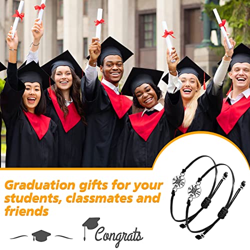 Sasylvia 24 Pack Graduation Gifts Adjustable Compass Bracelet Class Of 2023 Gifts With Card For Women Men Boy Girl Classmates Friends Seniors College High School Students Jewelry #TOP5