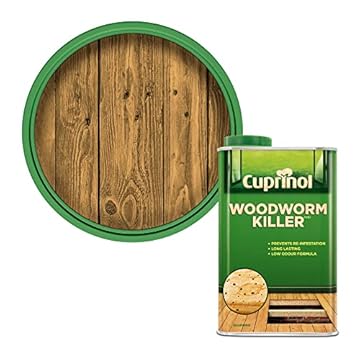 Cuprinol CUPWW1L 1 Litre Low Odour Woodworm Killer - Natural (20x10.5x6 cm)