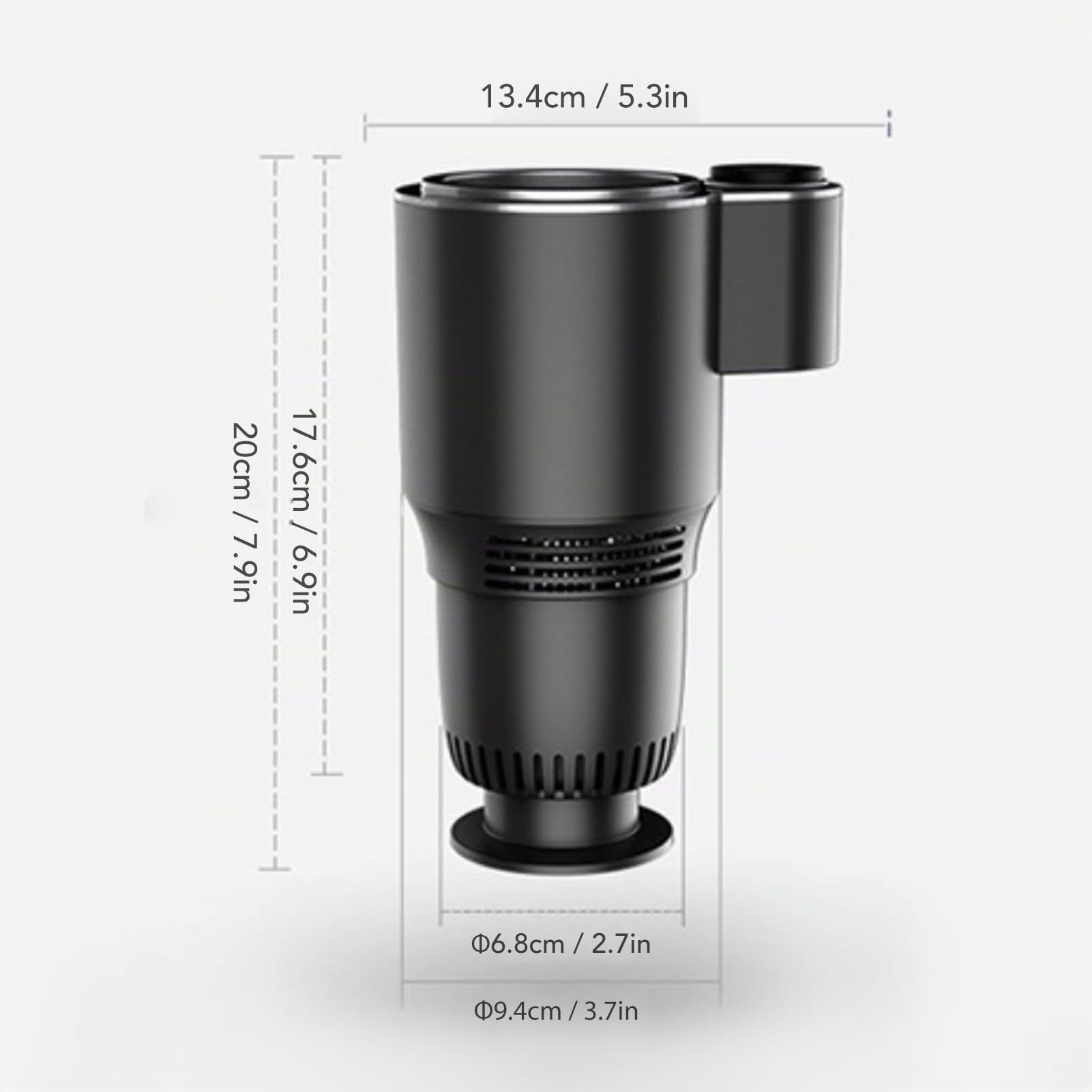 Auto-Tassenkühler, Wärmer, Tragbar, Intelligente Heizung, Kühlbecher, Perfekter Auto-Becherhalter, 12 V, Kaffeewärmer, Getränkekühler, Intelligenter Auto-Becherhalter,