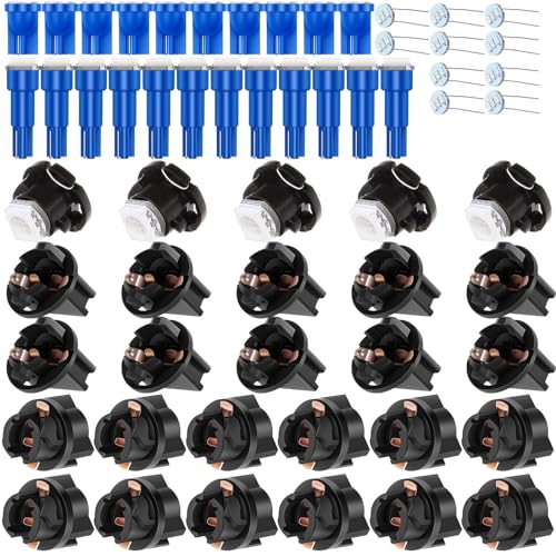 LBRST 10 x T10 6-3020-SMD Blue 168 Instrument Lights 12 x T5 1-5050-SMD Blue 74 73 2721 Instrument Lights 5 x T5 5-5050-SMD Blue T5-79607-SHJ-S01;T4.7 Neo Wedge Lights 12 x T5 74 73 2721 Twist Lock