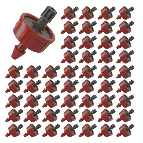 0.75 GPH Pressure Compensating Drip Emitters for Irrigation System,50 Pack