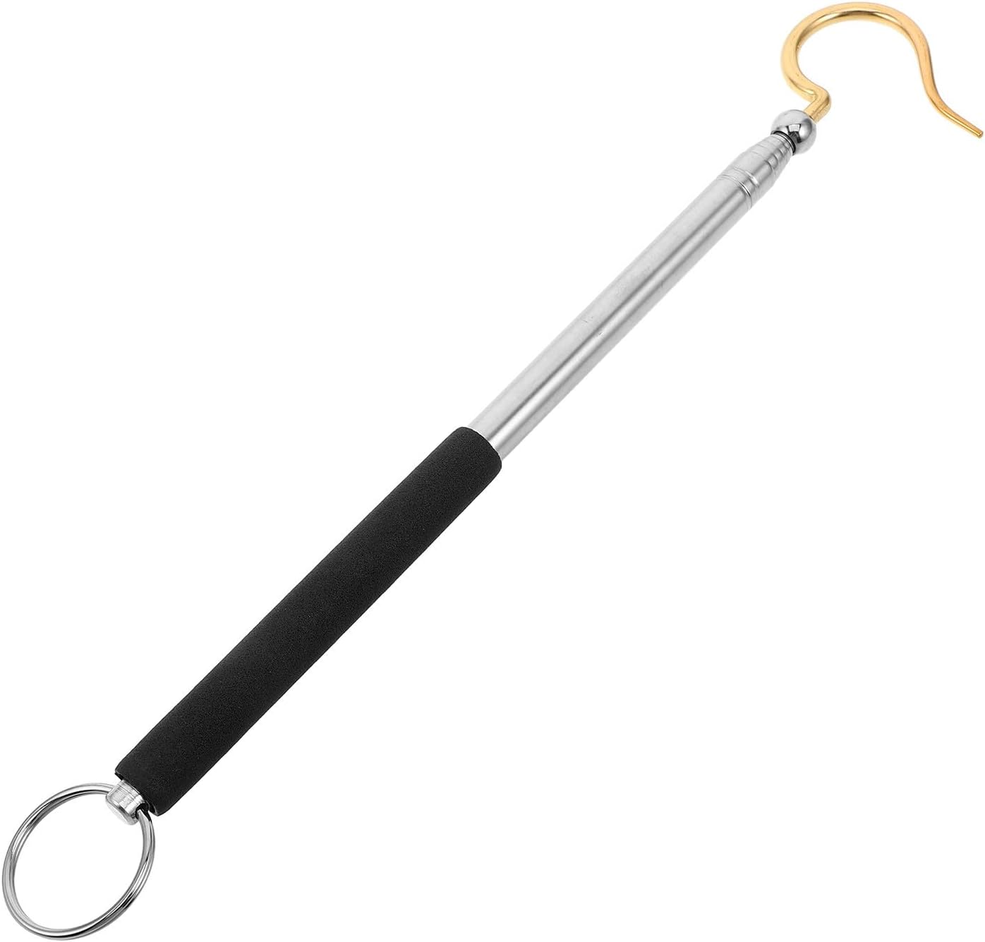Telescoping Pickup Tool Stainless Steel Hook Rod 15 to 41.7 Inches