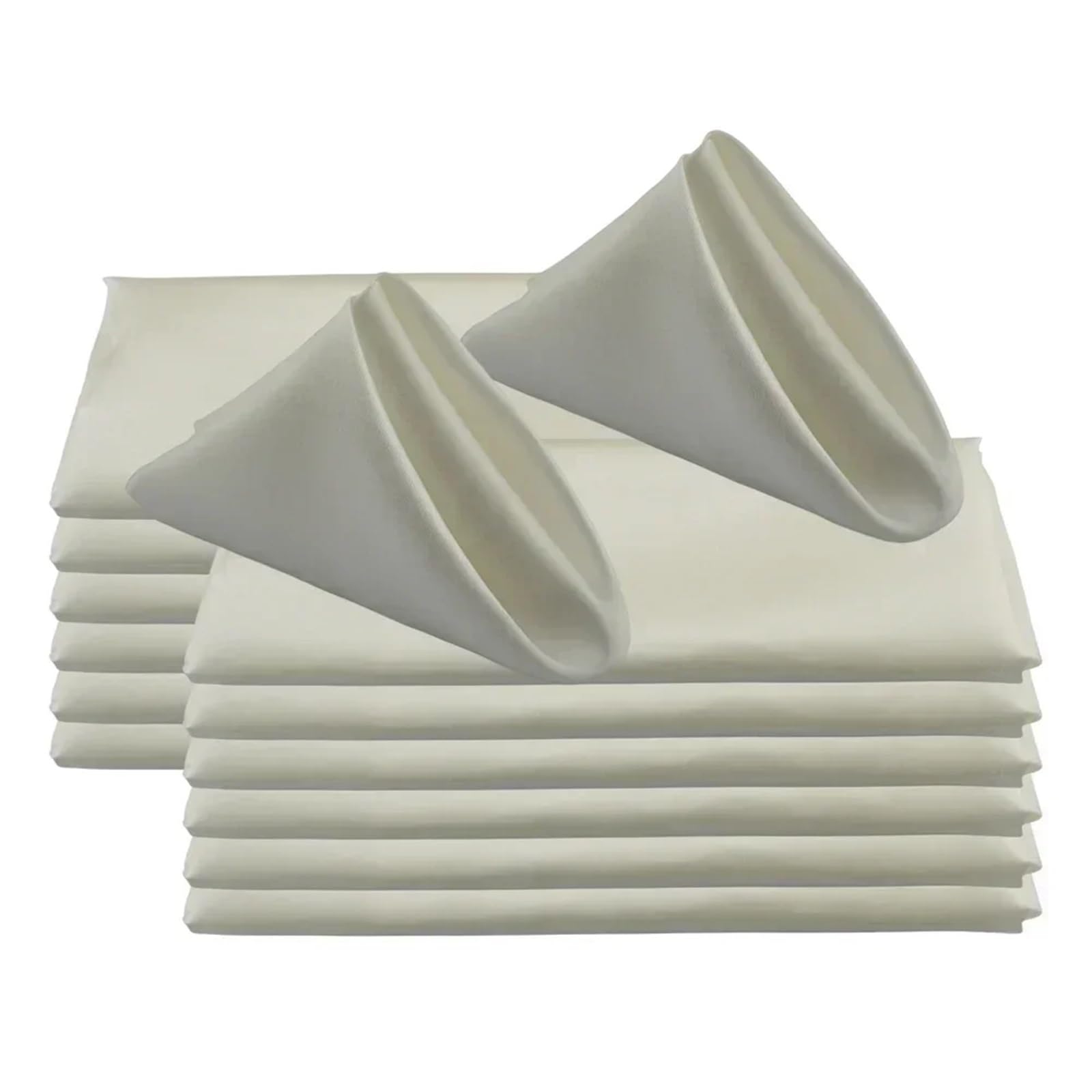 Table Napkins 60pcs 48x48cm 19inch Square Satin Napkins For Wedding Party Decors Soft Cloth Dinner Napkin Restaurant(Color2)