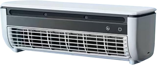 Mini Split Air Conditioner, Ductless AC Unit Wall Mounted No Window, Portable Air Conditioner with Remote Control, 3 Speed Cooling Fan for Kitchen Bedroom Small Spaces (White)