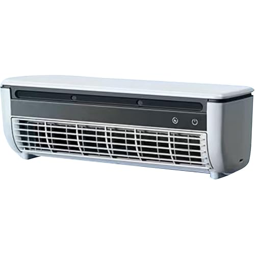 Mini Split Air Conditioner, Ductless AC Unit Wall Mounted No Window, Portable Air Conditioner with Remote Control, 3 Speed Cooling Fan for Kitchen Bedroom Small Spaces (White)