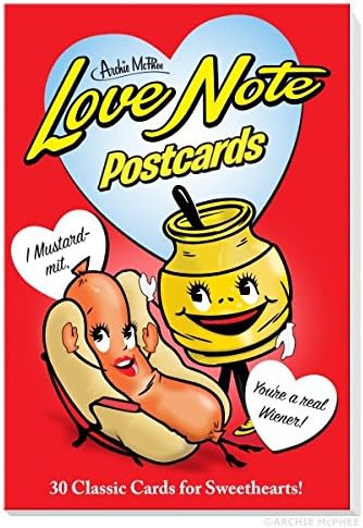 Accoutrements Love Note Postcards Book