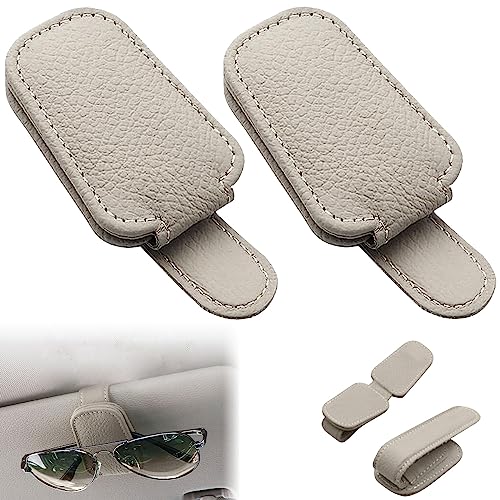 FMKLDENA Porta Occhiali Auto, 2 Pezzi Supporto