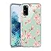 Case for Samsung Galaxy S9,Flyeri Crystal Fashion Floral Pattern Transparent Clear Soft silicone TPU Ultra thin Phone cover back cases For Samsung Galaxy S9 (8)