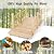 Giantex 5 ft Garden Bridge - Natural Wood Arc Footbridge Walkway with Side Railings, Decorative Wooden Bridge Landscaping for Backyard Farm Garden Creek Pond Decor, Easy to Assemble (Natural)