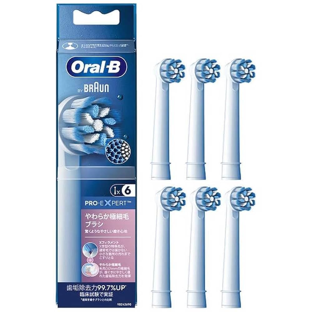 ブラウン　オーラルB　替えブラシ　正規品　やわらか極細毛ブラシ4本　4箱セット Amazon.co.jp: やわらか極細毛ブラシ EB60X－6－EL 6本入 （電動