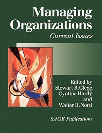 Managing Organizations: Current Issues book cover