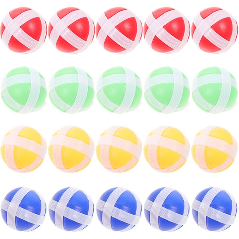 Gatuida 20Pcs Sticky Balls for Fun Game Accessories for Indoor Outdoor Dart Games for Parties Backyard Activities and Sensory Play