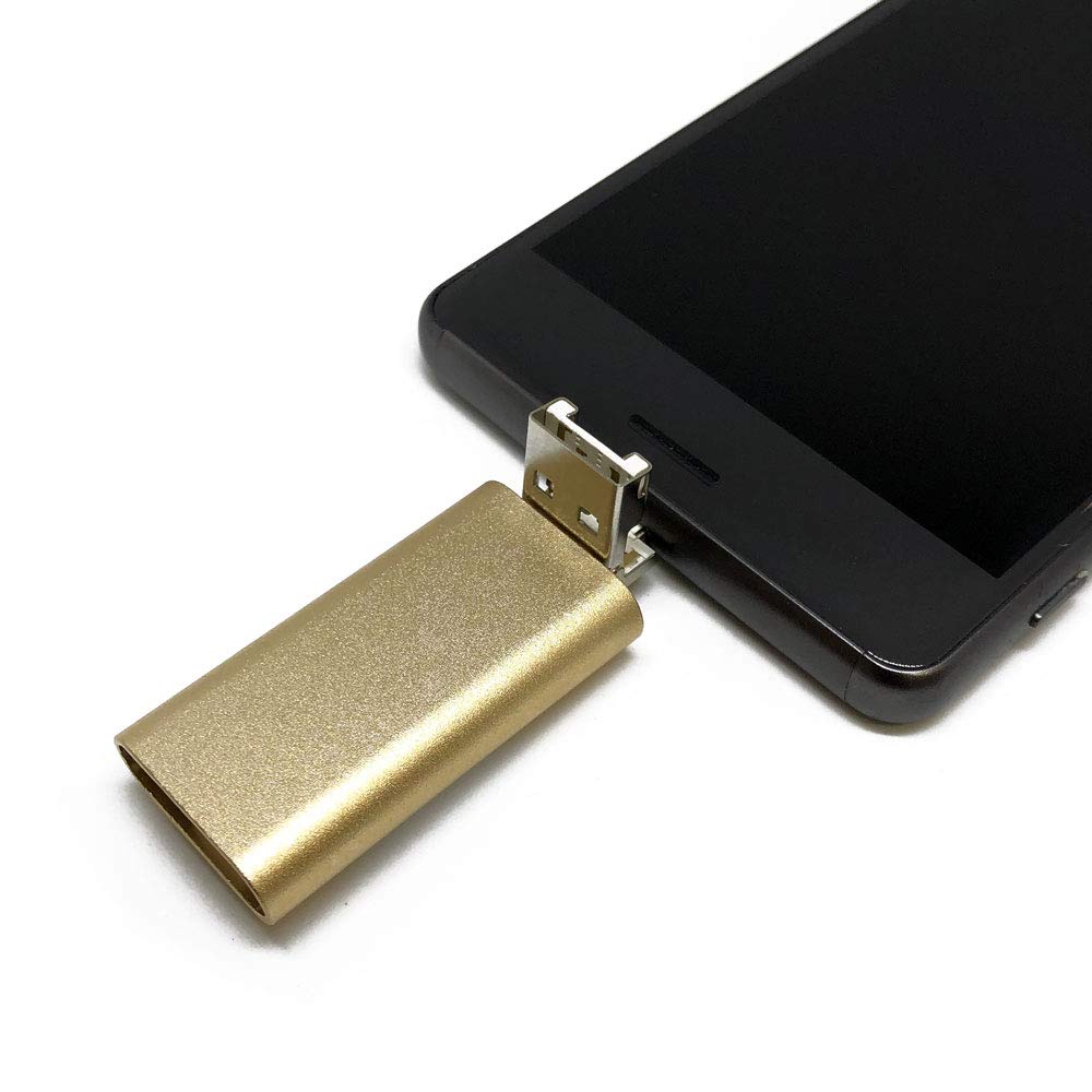 Amazon.co.jp: マルチ端子対応 64GBフラッシュメモリー 【ゴールド