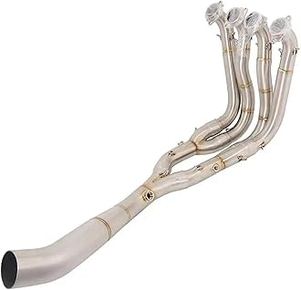 Motorcycle Muffler Exhaust slip For B&MW S1000RR 2010-2018 S1000R 2015-2018 Escape Muffler Mid Pipe 60mm Header Link Slip On Motorbike Exhaust End Silencers