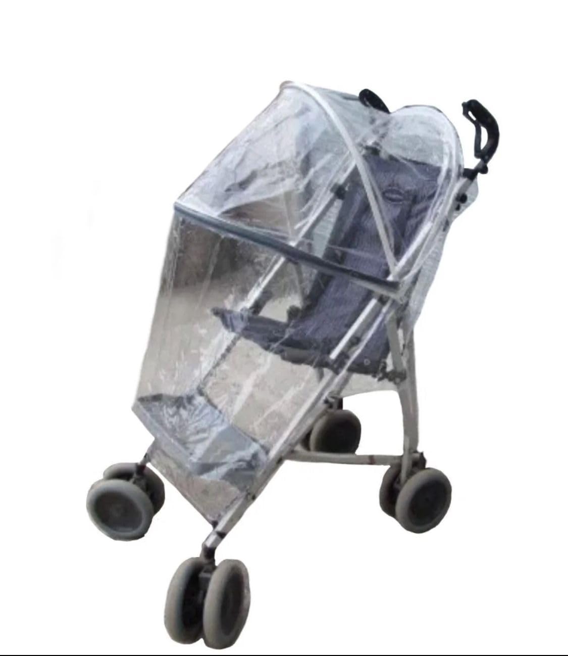 Raincover for Special Needs Major Elite Framed Cover Pushchair Buggy Stroller, Square Clips which fits EXCEL Elise, Mobiquip XL, Snappi, Universal - Easy Zipped Access from Front