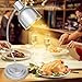 Carivia Food Heat Lamp, Commercial Food Warmer Lamp Includes 250W Infrared Bulb, 110V Stainless Steel Heat Lamps for Food Warming in Restaurant, Buffet, Catering, Home (Silver, 2 Bulbs)