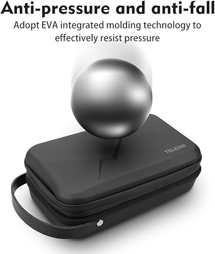 Miniatura 4 de AFAITH Bolsa de transporte mejorada para cámaras GoPro - Portátil, impermeable, funda ajustable de bricolaje para GoPro Hero 11 10 9 8 7 6 5, Xiaomi