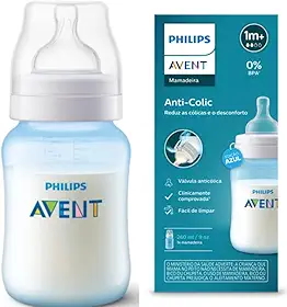 Mamadeira Anti-Colic Philips Avent 1m+ SCY121/10 Azul 260ml