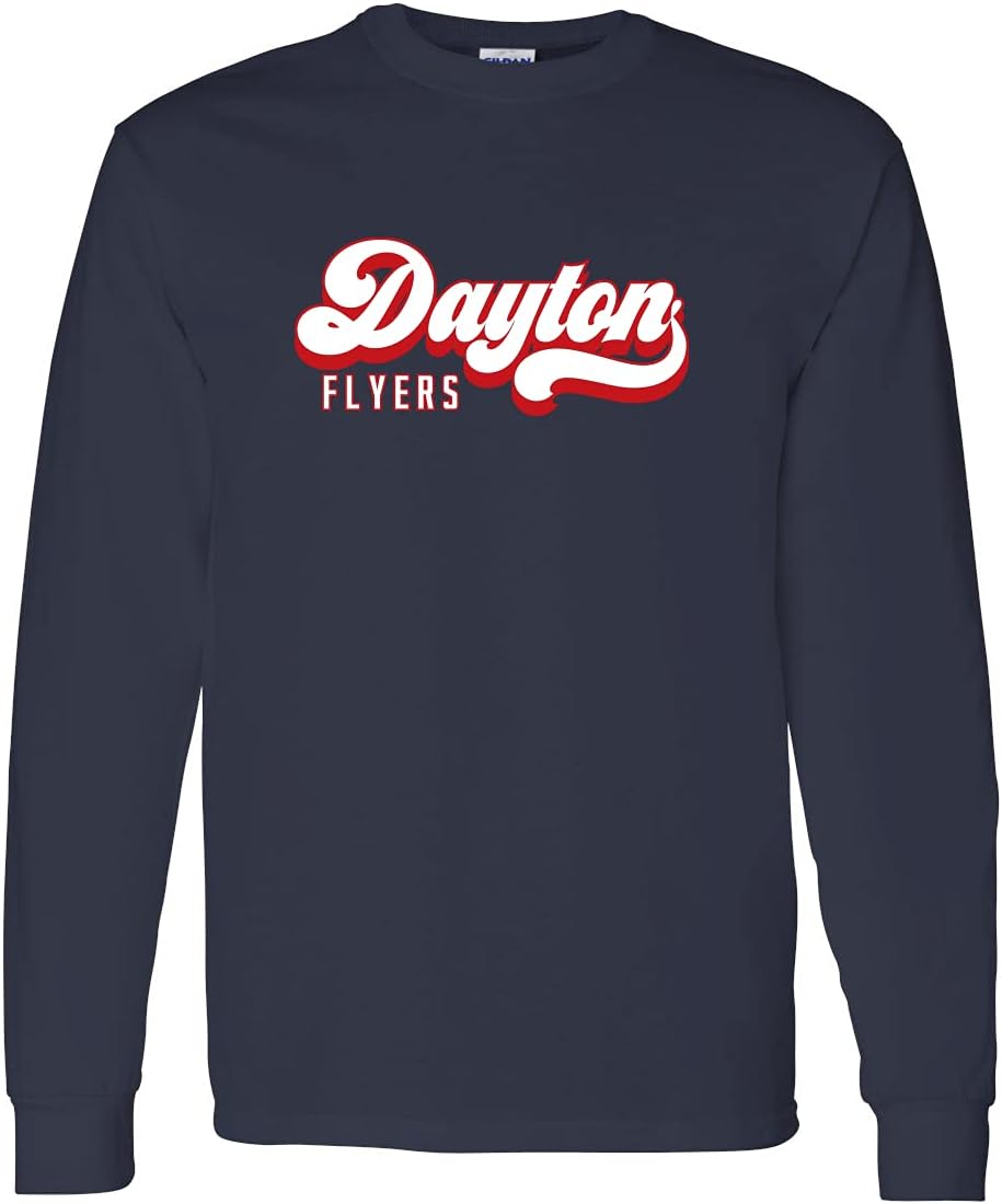 CreateMyTee | University of Dayton Flyers Vintage Long Sleeve Shirt