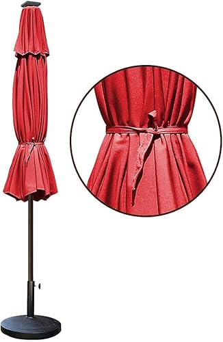 Miniatura 6 de EliteShade - Sombrilla solar de 9 pies  2.74 metros, con 80 luces LED para patio, mesa al aire libre, con ventilación y cubierta que no se decolora