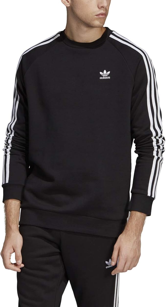 Amazon Adidas オリジナル メンズ 3ストライプ クルー トレーナー パーカー 通販