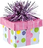 Pink Gift Box Balloon Weight | Party Decor
