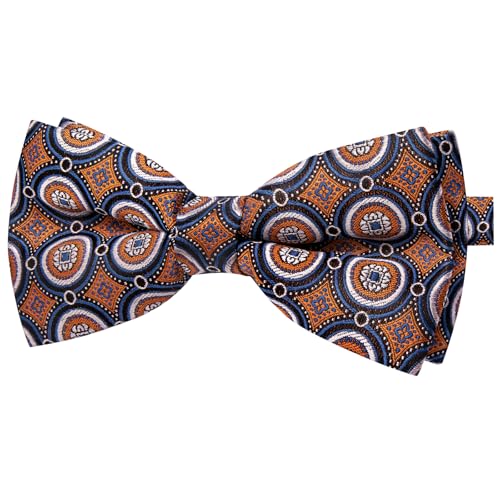 Image of YourTies Bow Ties for Men Pretied Bowties Solid Color Satin Bow Tie Formal Business Tuxedo Wedding Party Prom