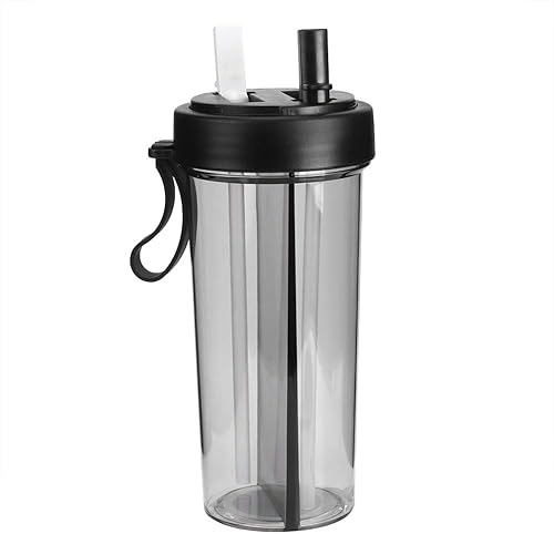 Miniatura 10 de YOUTHINK Botella de agua con pajita, botella de agua innovadora de doble uso, taza de agua con pajita para el hogar, al aire libre, camping, deporte