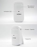 TECPEAK Vezeték Nélküli WiFi/GSM Riasztórendszer - Otthoni és Irodai Biztonság, Okostelefonnal Vezérelhető, Bővíthető Érzékelőkkel, A4-Basic 3
