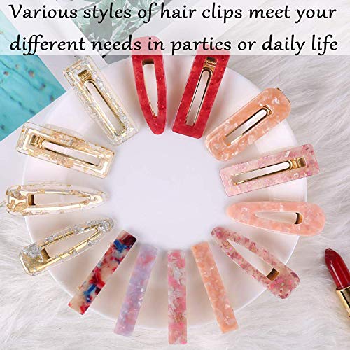 30Pcs Silicone Resin Molds Diy Hair Pin Jewelry Casting Mold For Hair Pin Pendant Making, Hair Clip Silicone Molds Jewelry Molds For Epoxy Resin #TOP4