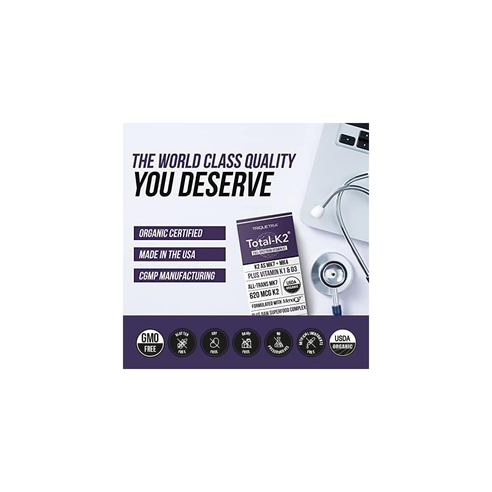 Buy Total K2® Full Spectrum Vitamin K2 Includes MK7 & MK4 Plus