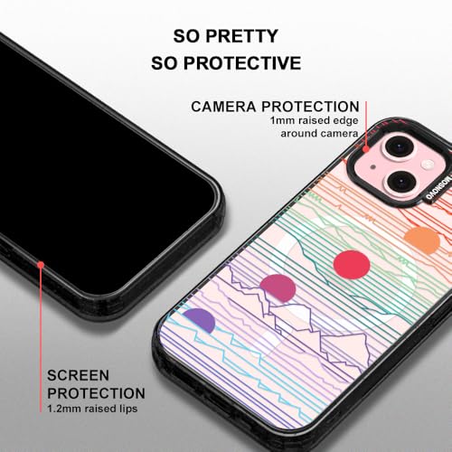 Coque antichoc iPhone 15 Plus motif coucher de soleil compatible MagSafe - 4