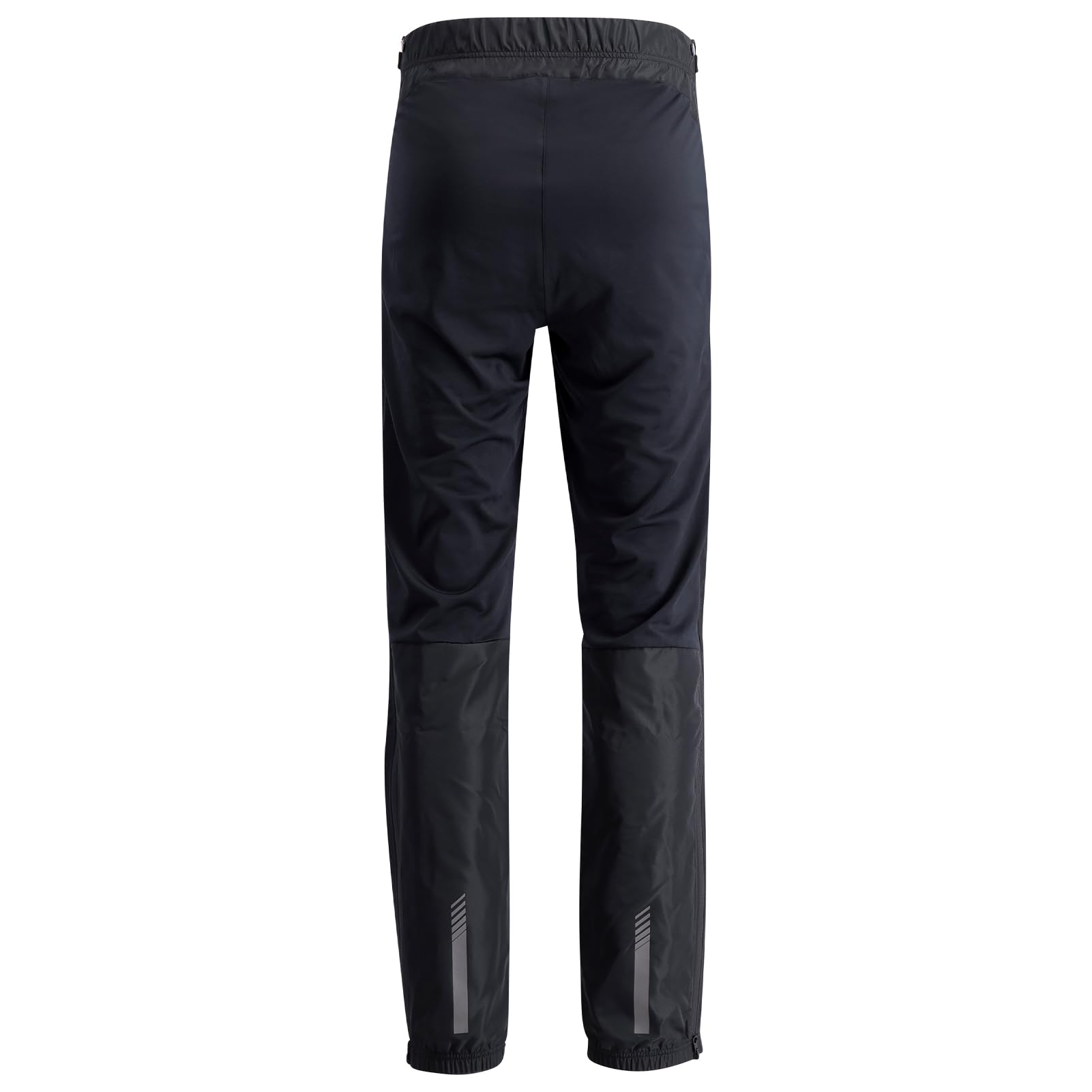 Swix Męskie Infinity Hybrid Wind Full Zip Trwałe Wodoodporne Wiatroszczelne Sporty Zimowe Trening Narciarskie Spodnie Śnieżne, Czarny, Duży, Czarny, L